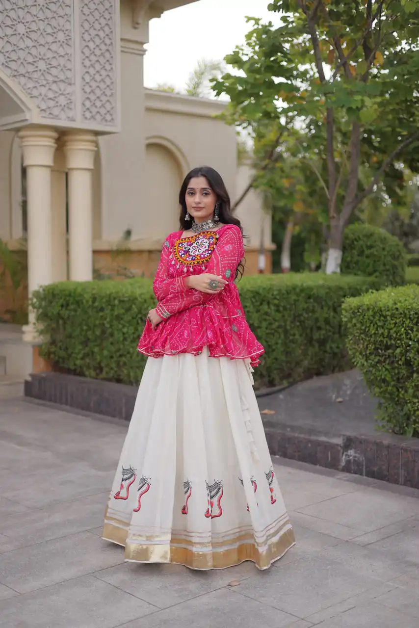 KA 5084 Pink Kora Cotton Lehenga Choli erfect for Wedding, Party, Haldi, Traditional Day, Makar Sankranti – . Special Price ₹2799. Delivery 4-6 Working | Lehenga, Bollywood Lehenga, Creative Lehenga, Designer Lehenga, Embroidered Lehenga, Party Wear Lehenga