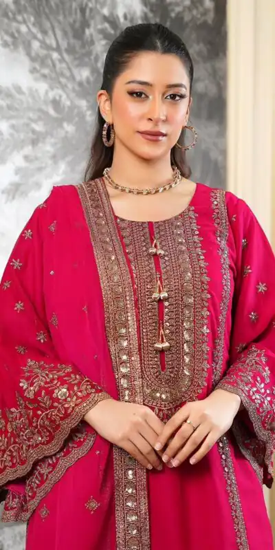 NSR 890 Red Fendy Silk Salwar Suitwith Embroidery Work & Lace Work. Now at just ₹2399. Delivery 4-6 Working Days. Shop now. | Jump Suits, Salwar suit, Designer Suits, Casual Suits, Creative suits, Palazzo Suits, Party Wear Suits, Patiala Suits, Straight Suits