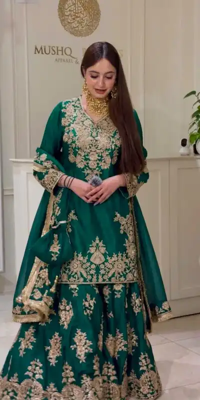 MT 1079 Teal Natural Silk Salwar Suit with Sequins Work & Embroidery Work. Special Price ₹2449. Delivery 4-6 Working Days. Shop now. | Jump Suits, Salwar suit, Designer Suits, Casual Suits, Creative suits, Palazzo Suits, Party Wear Suits, Patiala Suits, Straight Suits