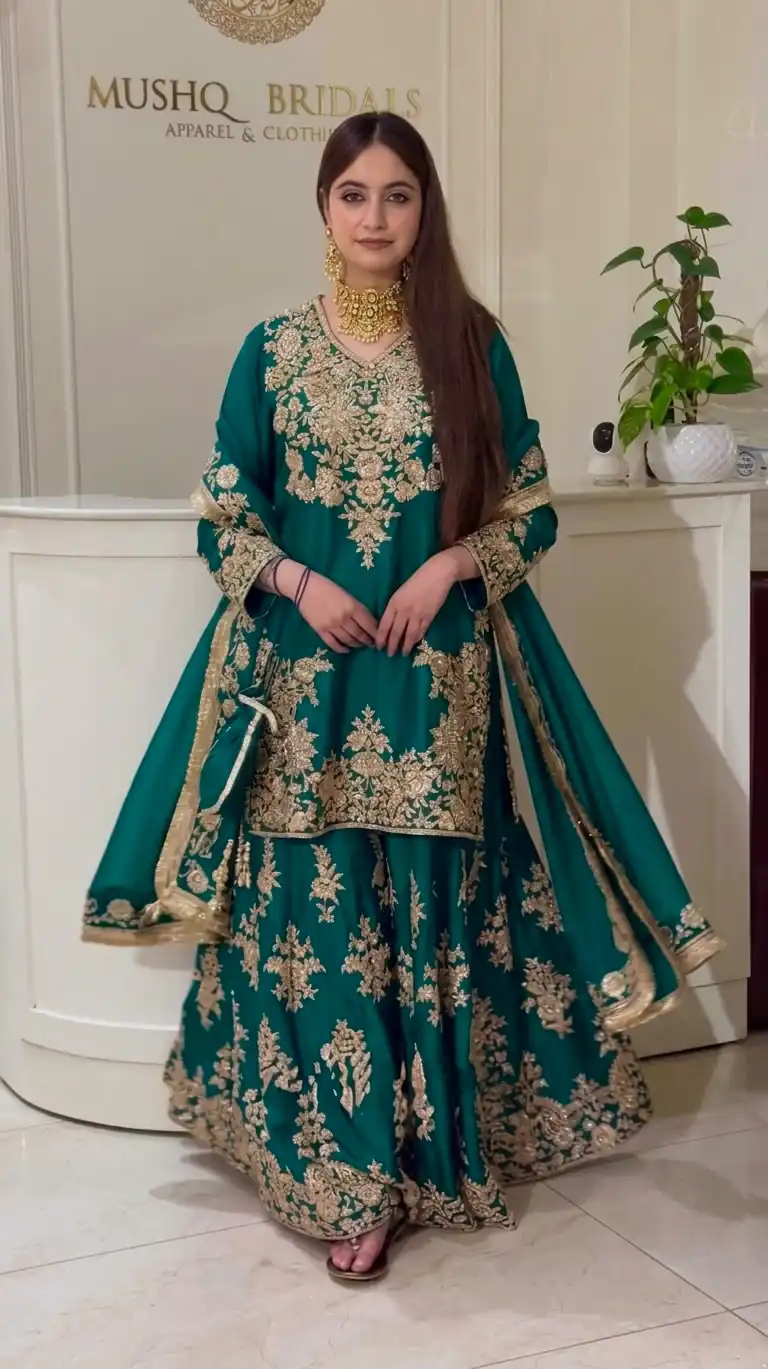 MT 1079 Teal Natural Silk Salwar Suit with Sequins Work & Embroidery Work. Special Price ₹2449. Delivery 4-6 Working Days. Shop now. | Jump Suits, Salwar suit, Designer Suits, Casual Suits, Creative suits, Palazzo Suits, Party Wear Suits, Patiala Suits, Straight Suits