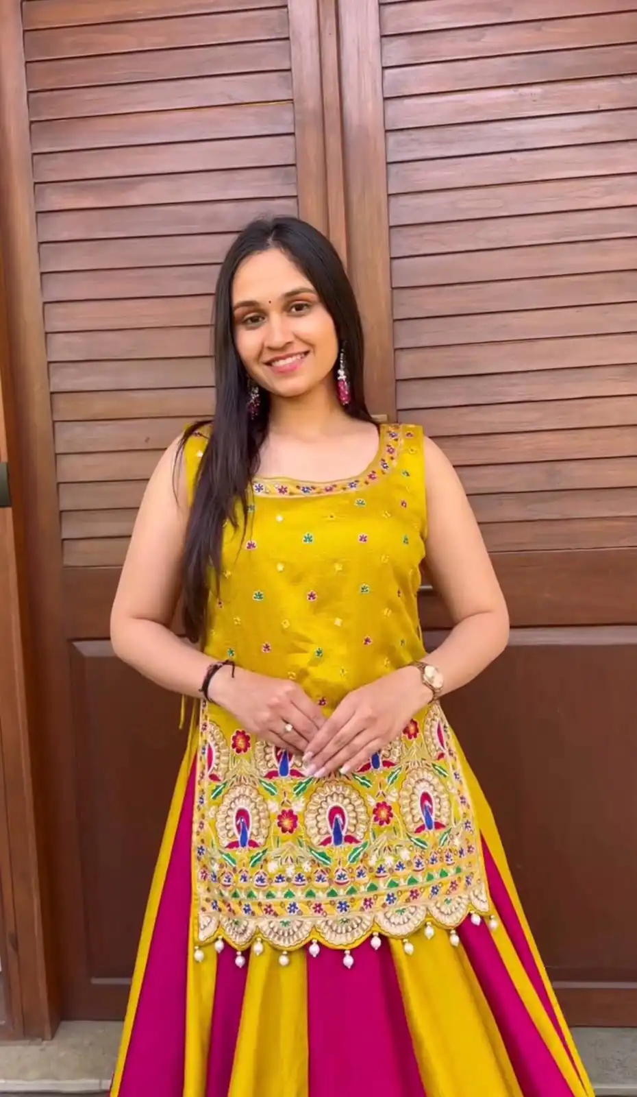 Special Yellow Vichitra Silk Sequence Work Lehenga Choli