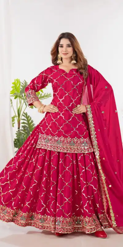 ND 5017 Pink Color Chinon Silk Salwar Suit with Embroidery Work. Online Get it for ₹2319. Delivery 4-6 Working Days. Shop now. | Jump Suits, Salwar suit, Designer Suits, Casual Suits, Creative suits, Palazzo Suits, Party Wear Suits, Patiala Suits, Straight Suits