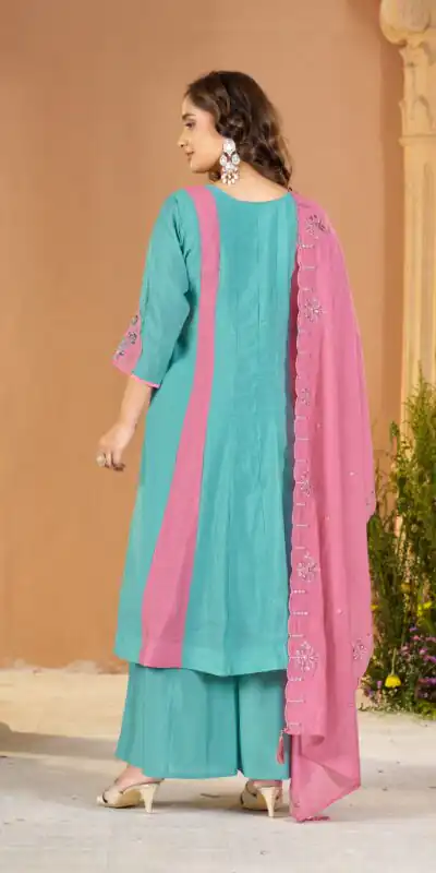 DIVA 186 Blue Mal Chanderi Salwar Suit Perfect for Wedding, Party, Baisakhi, Housewarming, Sangeet – Introductory Price ₹2899. Delivery 4-6 Working D | Jump Suits, Salwar suit, Designer Suits, Casual Suits, Creative suits, Palazzo Suits, Party Wear Suits, Patiala Suits, Straight Suits