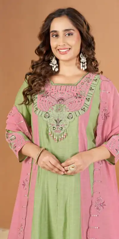DIVA 186 Pista Mal Chanderi Salwar Suit Perfect for Wedding, Party, Baisakhi, Housewarming, Sangeet – Introductory Price ₹2899. Delivery 4-6 Working D | Jump Suits, Salwar suit, Designer Suits, Casual Suits, Creative suits, Palazzo Suits, Party Wear Suits, Patiala Suits, Straight Suits
