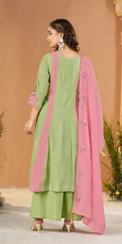 DIVA 186 Pista Mal Chanderi Salwar Suit Perfect for Wedding, Party, Baisakhi, Housewarming, Sangeet – Introductory Price ₹2899. Delivery 4-6 Working D | Jump Suits, Salwar suit, Designer Suits, Casual Suits, Creative suits, Palazzo Suits, Party Wear Suits, Patiala Suits, Straight Suits