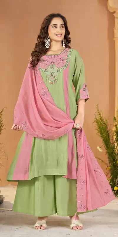 DIVA 186 Pista Mal Chanderi Salwar Suit Perfect for Wedding, Party, Baisakhi, Housewarming, Sangeet – Introductory Price ₹2899. Delivery 4-6 Working D | Jump Suits, Salwar suit, Designer Suits, Casual Suits, Creative suits, Palazzo Suits, Party Wear Suits, Patiala Suits, Straight Suits