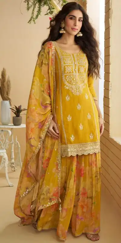 FC 10070 Mustered Chinon Silk Salwar Suit with Embroidery Work & Sequins Work. Get it for ₹2999. Delivery 4-6 Working Days. Shop now. | Jump Suits, Salwar suit, Designer Suits, Casual Suits, Creative suits, Palazzo Suits, Party Wear Suits, Patiala Suits, Straight Suits