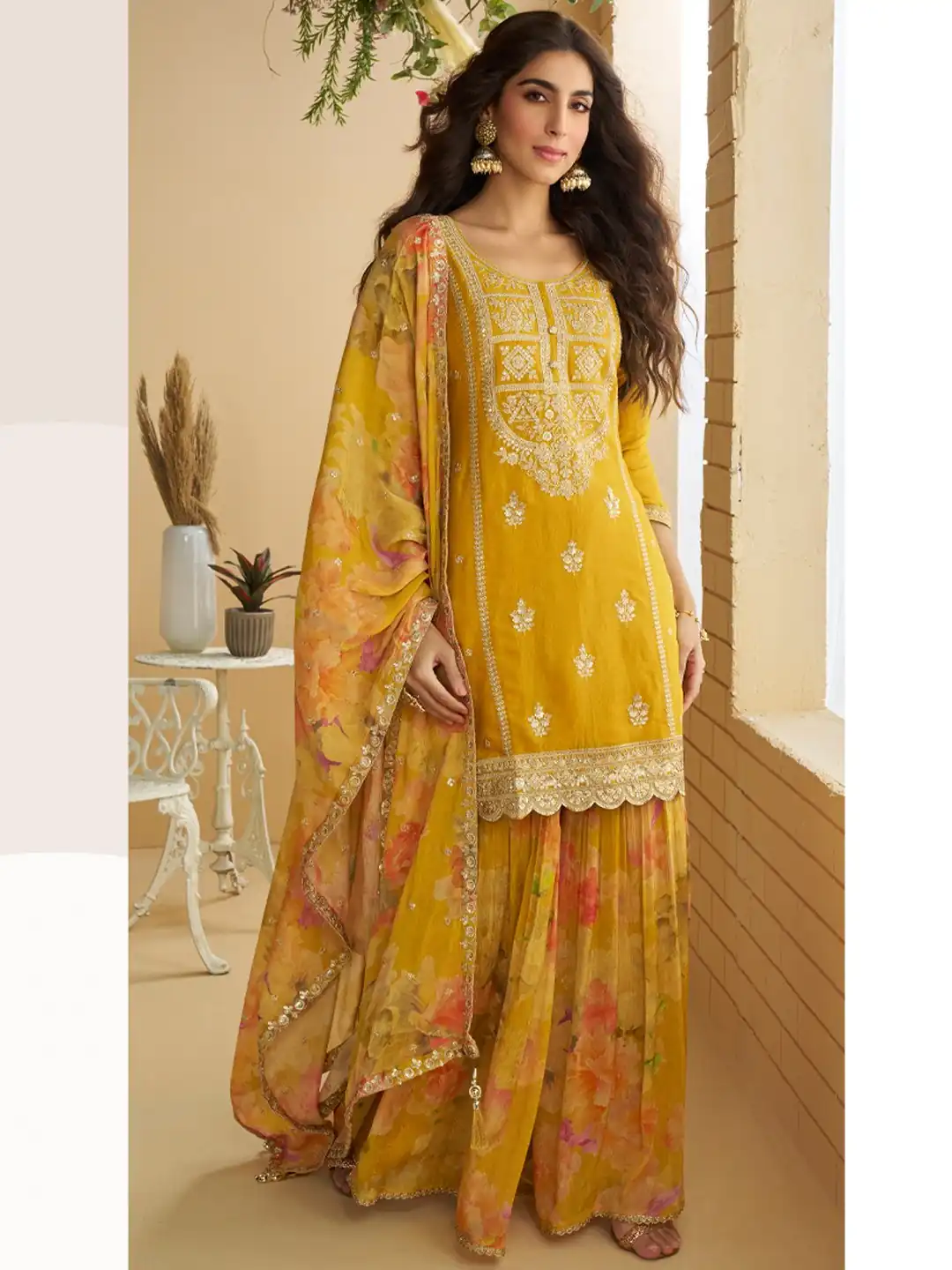 FC 10070 Mustered Chinon Silk Salwar Suit with Embroidery Work & Sequins Work. Get it for ₹2999. Delivery 4-6 Working Days. Shop now. | Jump Suits, Salwar suit, Designer Suits, Casual Suits, Creative suits, Palazzo Suits, Party Wear Suits, Patiala Suits, Straight Suits