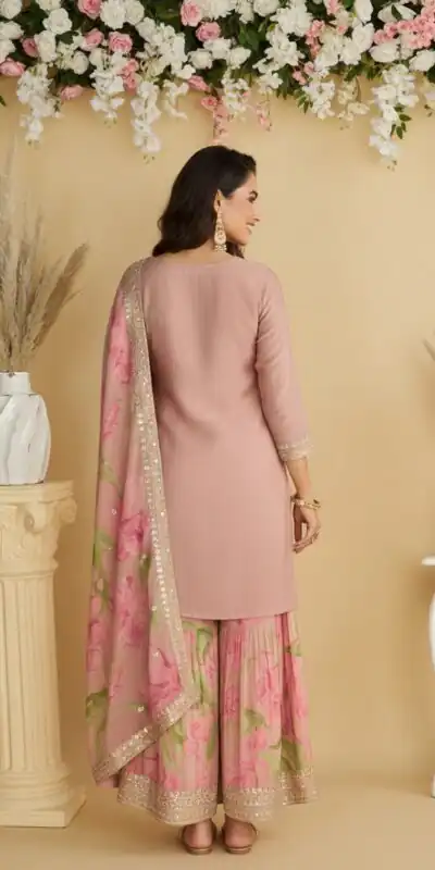 FC 10071 Pink Chinon Silk Salwar Suit with Embroidery Work & Sequins Work. Get it for ₹3049. Delivery 4-6 Working Days. Shop now. | Jump Suits, Salwar suit, Designer Suits, Casual Suits, Creative suits, Palazzo Suits, Party Wear Suits, Patiala Suits, Straight Suits