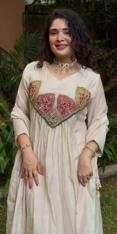 WW 1288 White Mal Chanderi Salwar Suit Perfect for Wedding, Party, Baisakhi, Housewarming, Sangeet – Introductory Price ₹2399. Delivery 4-6 Working D | Jump Suits, Salwar suit, Designer Suits, Casual Suits, Creative suits, Palazzo Suits, Party Wear Suits, Patiala Suits, Straight Suits