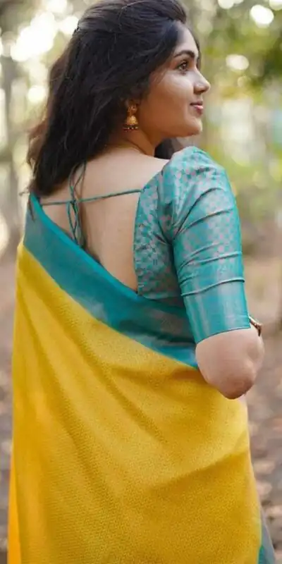KP 5019 Yellow Soft Lichi Jacquard Work Saree for Wedding, Party, Cultural Events, Traditional Day, Pooja . Grab it for ₹1649. Delivery 4-6 Working Day | Sarees, Bollywood Sarees, Creative Sarees, Designer Sarees, Embroidered Sarees, Ethnic Saree, Modern Digital sarees, Party Wear Sarees