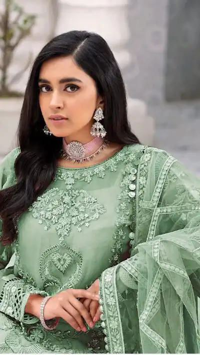 FC 131 Pista Georgette Salwar Suit with Mirror Work & Embroidery Work. Get it for ₹2349. Delivery 4-6 Working Days. Shop now. | Jump Suits, Salwar suit, Designer Suits, Casual Suits, Creative suits, Palazzo Suits, Party Wear Suits, Patiala Suits, Straight Suits