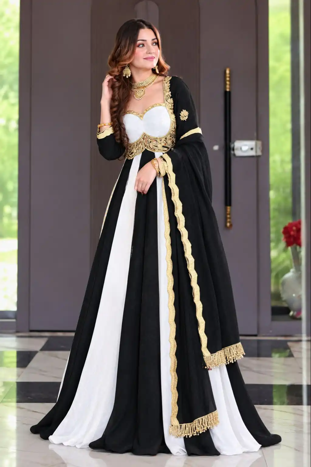 ND 5072 Black Fendy Silk Gown with Embroidery Work & Sequins Work. Special Price ₹2849. Delivery 4-6 Working Days. Shop now. | Gowns, Bollywood Gowns, Creative Gowns, Designer Gowns, Embroidered Gowns, Party Wear Gowns