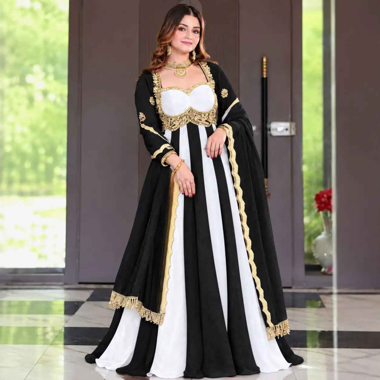 ND 5072 Black Fendy Silk Gown with Embroidery Work & Sequins Work. Special Price ₹2849. Delivery 4-6 Working Days. Shop now. | Gowns, Bollywood Gowns, Creative Gowns, Designer Gowns, Embroidered Gowns, Party Wear Gowns
