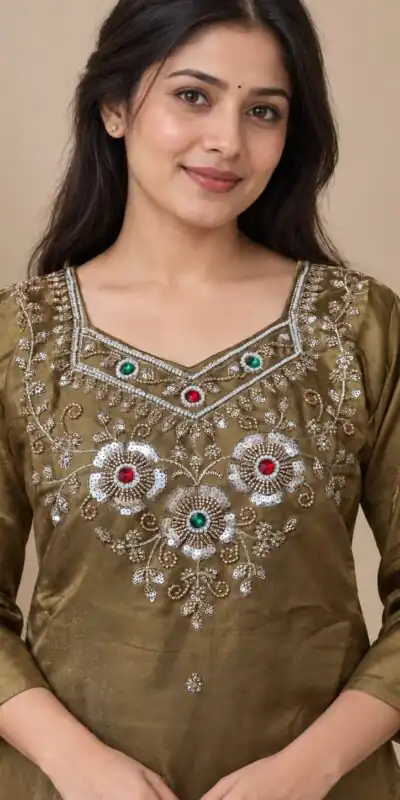 DIVA 188 Brown Glass Silk Salwar Suit Perfect for Wedding, Party, Durga Puja, Haldi, Makar Sankranti –Available at ₹2799 only. Delivery 4-6 Working Days | Jump Suits, Salwar suit, Designer Suits, Casual Suits, Creative suits, Palazzo Suits, Party Wear Suits, Patiala Suits, Straight Suits