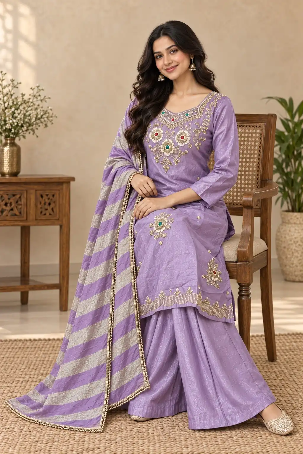 DIVA 188 Lavender Glass Silk Salwar Suit Perfect for Wedding, Party, Durga Puja, Haldi, Makar Sankranti –Available at ₹2799 only. Delivery 4-6 Working Days | Jump Suits, Salwar suit, Designer Suits, Casual Suits, Creative suits, Palazzo Suits, Party Wear Suits, Patiala Suits, Straight Suits