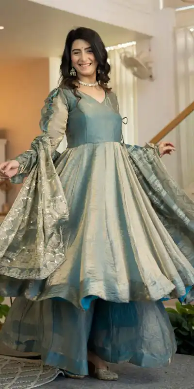 ND 5077 Teal in Color Fendy Silk Designer Work Salwar Suit . Introductory Price ₹2649. Delivery 4-6 Working Days. Shop now. | Jump Suits, Salwar suit, Designer Suits, Casual Suits, Creative suits, Palazzo Suits, Party Wear Suits, Patiala Suits, Straight Suits