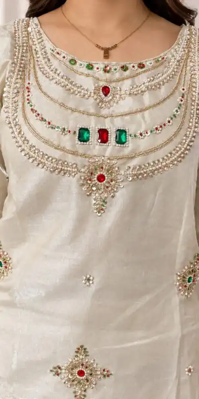 DIVA 188 White Glass Silk Salwar Suit Perfect for Wedding, Party, Durga Puja, Haldi, Makar Sankranti –Available at ₹2799 only. Delivery 4-6 Working Days | Jump Suits, Salwar suit, Designer Suits, Casual Suits, Creative suits, Palazzo Suits, Party Wear Suits, Patiala Suits, Straight Suits