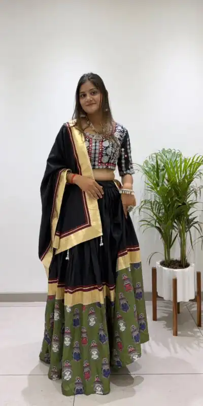 BE 507 Black Color Rayon Embroidery Work & Cowrie Work Lehenga Choli . Grab it for ₹1999. Delivery 4-6 Working Days. Shop now. | Lehenga, Bollywood Lehenga, Creative Lehenga, Designer Lehenga, Embroidered Lehenga, Party Wear Lehenga