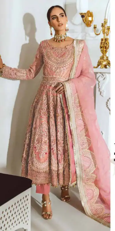 FC:-001022 Pink color heavy net with Embroidery And Sequence Work Classic Anarkali Suit Wedding,Party,Festive@1999/- Only | Anarkali Suits, Bollywood Anarkali, Creative-Anarkali, Designer Anarkali, Embroidered Anarkali, Party Wear Anarkali