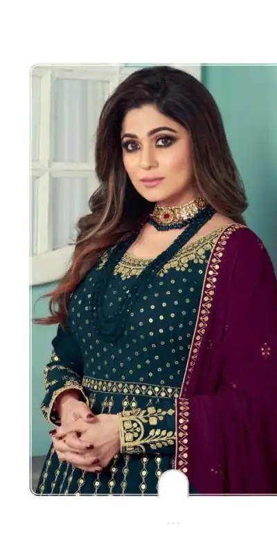 adorable-stone-green-color-gown-georgette-with-embroidery-work