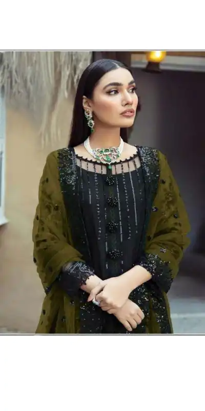 new-exclusive-black-green-faux-georgette-salwar-suit