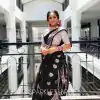 Fashionable Coffee Color Soft Lichi Silk Beautiful Rich Pallu Saree