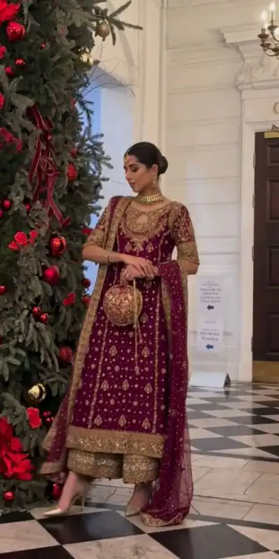 SRK 5231 Red Color Pure Chinnon Silk With Embroidery Sequence Work Salwar Suit Casual, Wedding, Party, Festive, Events Etc.4-6 Working Days@ 2699/-only | Jump Suits, Salwar suit, Designer Suits, Casual Suits, Creative suits, Palazzo Suits, Party Wear Suits, Patiala Suits, Straight Suits