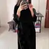 black Georgette Embroidery Salwar Suit
