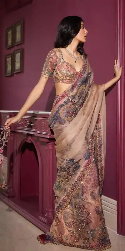 BT 1294 Cream Heavy Soft Georgette Saree Perfect for Wedding, Party, Baisakhi, Cultural Events, Bridal Wear – . Best Price ₹2099. Delivery 4-6 Working | Sarees, Bollywood Sarees, Creative Sarees, Designer Sarees, Embroidered Sarees, Ethnic Saree, Modern Digital sarees, Party Wear Sarees