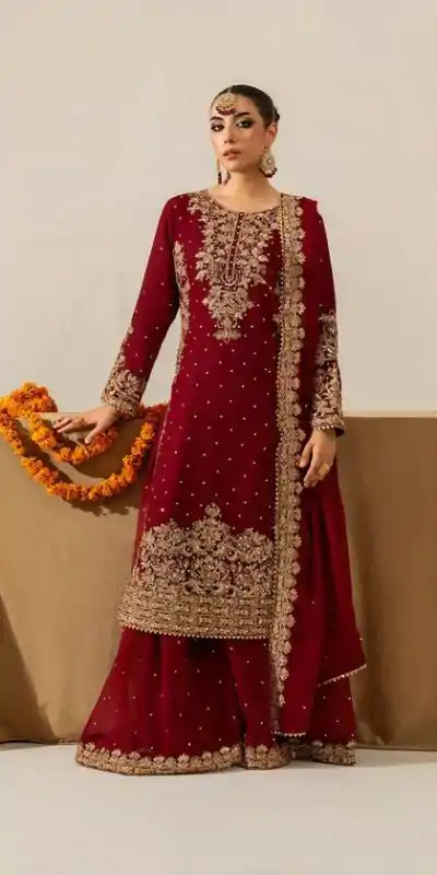 RTC 5901 Maroon Faux Georgette Salwar Suit Perfect for Wedding, Party, Raksha Bandhan, Eid, Pooja –. Introductory Price ₹2449. Delivery 4-6 Working Days. | Jump Suits, Salwar suit, Designer Suits, Casual Suits, Creative suits, Palazzo Suits, Party Wear Suits, Patiala Suits, Straight Suits