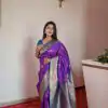 MB Paithani-3 Purple in Pethani Silk Zari Work & Lace Work Saree . Grab it for ₹2199. Delivery 4-6 Working Days. Shop now. | Sarees, Bollywood Sarees, Creative Sarees, Designer Sarees, Embroidered Sarees, Ethnic Saree, Modern Digital sarees, Party Wear Sarees
