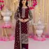 SRK 5238 Wine Faux Georgette With 5mm Embroidery Sequence Work with Beads Work Wedding, Party, Festive, Events, 4-6 Working Days At 2399 | Jump Suits, Salwar suit, Designer Suits, Casual Suits, Creative suits, Palazzo Suits, Party Wear Suits, Patiala Suits, Straight Suits