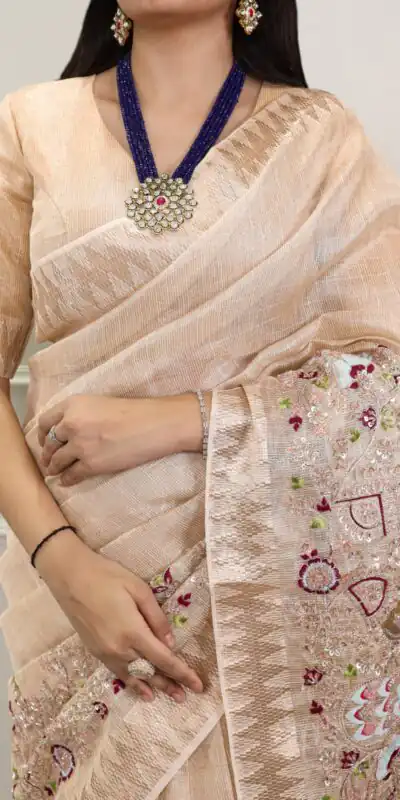 YNF 7401 Cream in Zari Kota Tissue Zari Work & Embroidery Work Saree . Get it for ₹3199. Delivery 4-6 Working Days. Shop now. | Sarees, Bollywood Sarees, Creative Sarees, Designer Sarees, Embroidered Sarees, Ethnic Saree, Modern Digital sarees, Party Wear Sarees