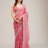 BT 439 Peach Crunchy Ciffon Saree Perfect for Wedding, Party, Bridal Wear, Raksha Bandhan, Festival Celebrations – . Special Price ₹1899. Delivery 4-6 | Sarees, Bollywood Sarees, Creative Sarees, Designer Sarees, Embroidered Sarees, Ethnic Saree, Modern Digital sarees, Party Wear Sarees